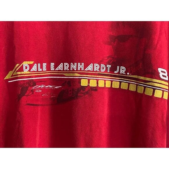 Vintage Dale Earnhardt Jr #8 Winner's Circle Nascar Racing Red T-Shirt Mens 2XL - Picture 3 of 6